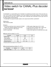 Click here to download BA7632AF Datasheet