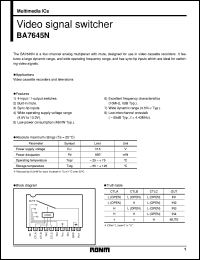 Click here to download BA7645N Datasheet