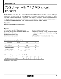 Click here to download BA7664FV Datasheet