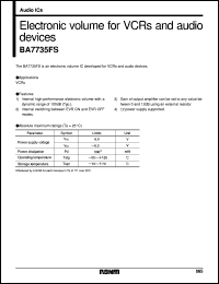 Click here to download BA7735 Datasheet