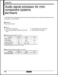 Click here to download BA7762AFS Datasheet