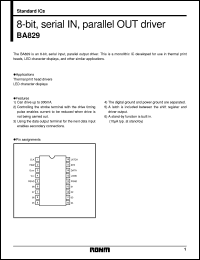 Click here to download BA829 Datasheet