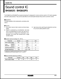 Click here to download BH3852 Datasheet
