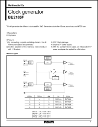 Click here to download BU2185F Datasheet