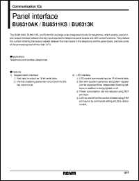 Click here to download BU8311KS Datasheet