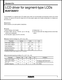 Click here to download BU9728AKV Datasheet