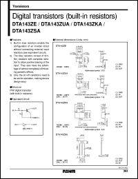 Click here to download DTA143ZE Datasheet