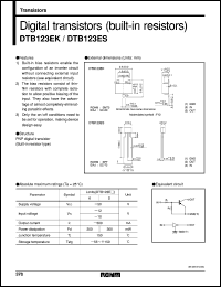 Click here to download DTB123ES Datasheet