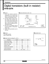 Click here to download DTB123TK Datasheet