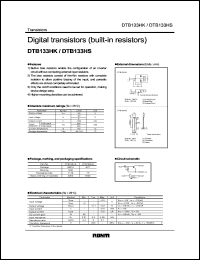Click here to download DTB133HS Datasheet