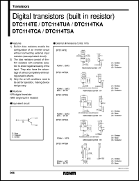Click here to download DTC114TE Datasheet
