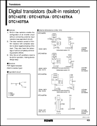 Click here to download DTC143TKA Datasheet