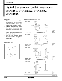 Click here to download DTC143XE Datasheet