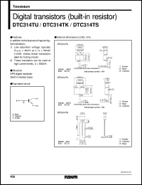Click here to download DTC314TS Datasheet