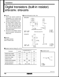 Click here to download DTD123TS Datasheet