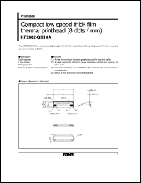 Click here to download KF2002-GH10A Datasheet