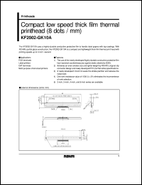 Click here to download KF2002-GK10A Datasheet