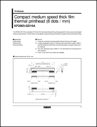 Click here to download KF2003-GD10 Datasheet