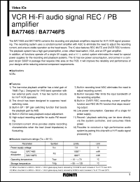 Click here to download BA7746S Datasheet