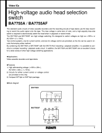 Click here to download BA7755AF Datasheet