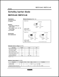 Click here to download RB751S-40 Datasheet