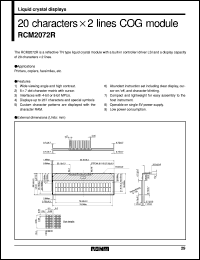 Click here to download RCM2072 Datasheet