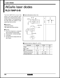 Click here to download RLD-78NP10 Datasheet