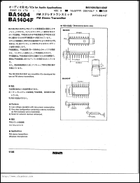 Click here to download BA1404F Datasheet