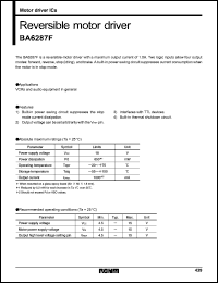 Click here to download BA6287F Datasheet