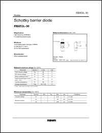 Click here to download RB053L-30 Datasheet