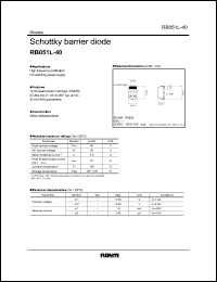 Click here to download RB051L-40 Datasheet