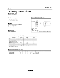 Click here to download RB160L?40 Datasheet