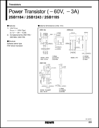 Click here to download 2SB1184 Datasheet