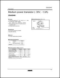 Click here to download 2SA2048 Datasheet