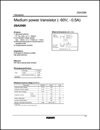 Click here to download 2SA2088 Datasheet