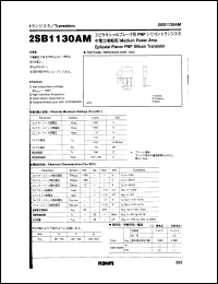 Click here to download 2SB1130 Datasheet