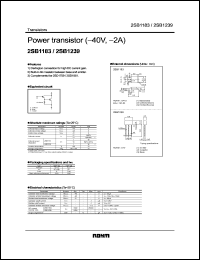 Click here to download 2SB1183 Datasheet