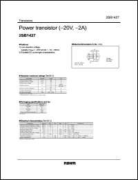 Click here to download 2SB1427 Datasheet