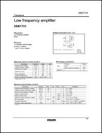 Click here to download 2SB1731 Datasheet