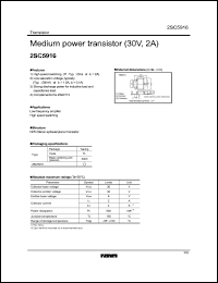 Click here to download 2SC5916 Datasheet