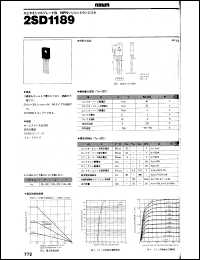 Click here to download 2SD1189 Datasheet