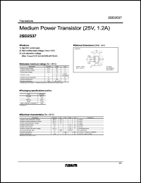 Click here to download 2SD2537 Datasheet