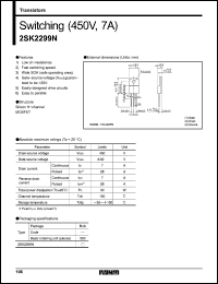 Click here to download 2SK2299 Datasheet