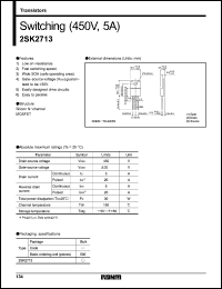 Click here to download 2SK2713 Datasheet