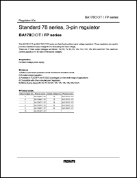 Click here to download BA17809T/FP Datasheet
