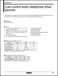 Click here to download BA3575 Datasheet