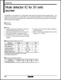 Click here to download BA3708F Datasheet