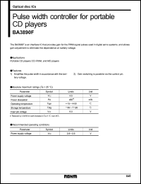 Click here to download BA3890 Datasheet