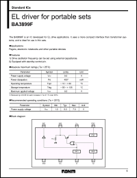 Click here to download BA3899 Datasheet