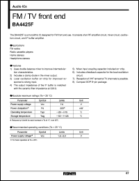 Click here to download BA4425 Datasheet